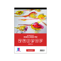 Draw & Wash Pad A5 210gsm Hot Press