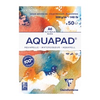 Aquapad Watercolour Pad A6 300gsm 50 Sheets
