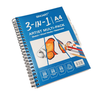 SinoArt 3-in-1 Artist Multi-Pack Sketchbook