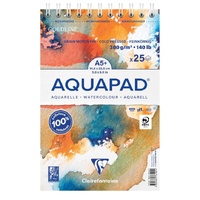 Aquapad Watercolour Spiral Pad A5+ 300gsm