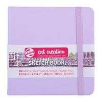 Talens Art Creations Sketchbook 12x12cm Pastel Violet
