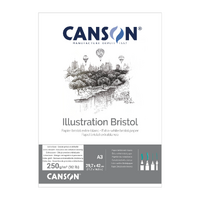Canson Illustration Bristol Paper 250gsm A3 Pack 25