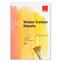 Isomars Professional Watercolour Paper Pack 10 300gsm A4