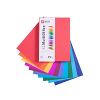 Quill Assorted Colour Paper Pack 500 A4 80gsm