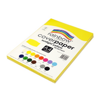 Cover Paper A4 125gsm Pack 100 Sunlight Yellow