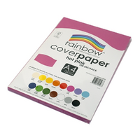 Cover Paper A4 125gsm Pack 100 Hot Pink 