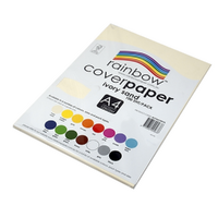 Cover Paper A4 125gsm Pack 100 Ivory Sand