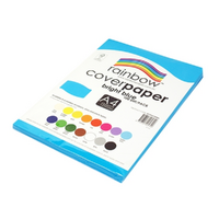 Cover Paper A4 125gsm Pack 100 Bright Blue