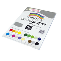 Cover Paper A4 125gsm Pack 100 Light Grey
