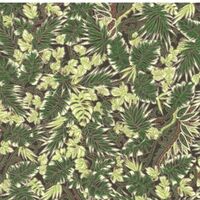 Yusen Chiyogami Paper A4 CH4061 Green Lime Palm Leaves  