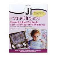 ExtraOrganza Inkjet Silk Sheets A3 Pkt-5
