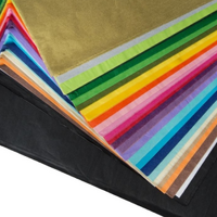 Tissue Paper Pack 100 255x380mm Assorted Colours