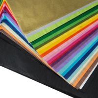Tissue Paper Pack 100 500x760mm Assorted Colours