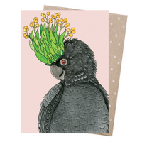 Earth Greetings Wattle Crowned Cocky