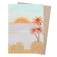 Earth Greetings Card Sandy Hills