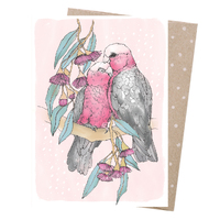 Earth Greetings Galah Snuggles