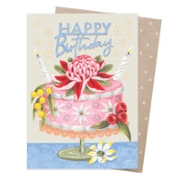 Earth Greetings Card Waratah Wishes