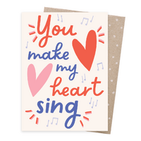 Earth Greetings Card Heart Song