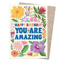 Earth Greetings Card Amazing Birthday