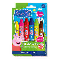Staedtler Noris Peppa Pig Junior Wax Crayon Set 6