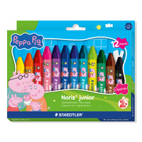 Staedtler Noris Peppa Pig Junior Wax Crayon Set 12