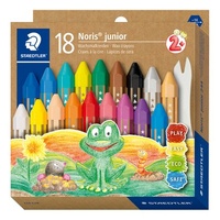 Staedtler Noris Junior Wax Crayon Set 18