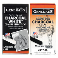 Generals Compressed Charcoal Box 12 