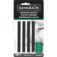 Generals #970AB-P Graphite Stick Set 4 