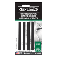 Generals #970ABP Graphite Stick Set 4