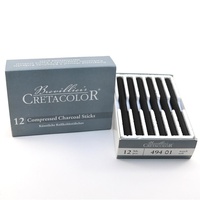 Cretacolor Compressed Charcoal Box of 12