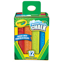 Crayola Washable Sidewalk Chalk Set 12
