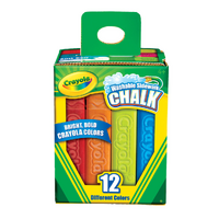 Crayola Washable Sidewalk Chalk Set 12