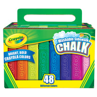 Crayola Washable Sidewalk Chalk Set 48