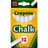 Crayola Chalk Box 12 White