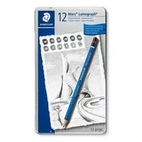 Staedtler Lumograph Pencil Tin 12