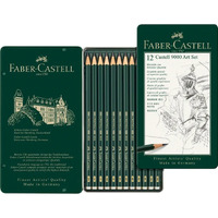 Faber Castell 9000 Pencil Set 12 8B - 2H