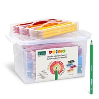 Primo Jumbo Coloured Pencil School Box 120