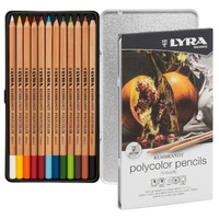 Lyra Rembrandt Polycolour Pencil Tin Set 12