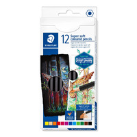 Staedtler Super Soft Coloured Pencil Set 12