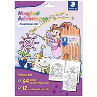 Staedtler Colouring Book Set Magical Adventures