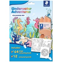 Staedtler Colouring Book Set Underwater Adventures