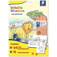 Staedtler Colouring Book Set Wildlife Wonders