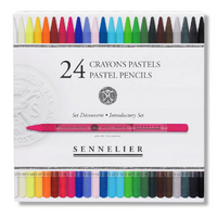 Sennelier Woodless Pastel Pencil Set 24 Introductory Colours