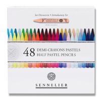 Sennelier Woodless Pastel Half Pencil Set 48 Introductory Colours