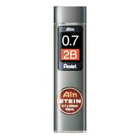 Pentel Ain Stein Leads 0.7mm 2B Pack 40