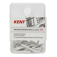 Kent Eraser Refills 2.3mm Pack 40