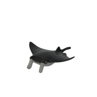 Iwako Eraser Black Manta Ray