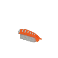 Iwako Eraser Prawn Sushi