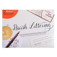Brause Brush Lettering Practice Card Set 15