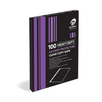 Olympic Sheet Protectors A4 Pack 100 Heavy Duty